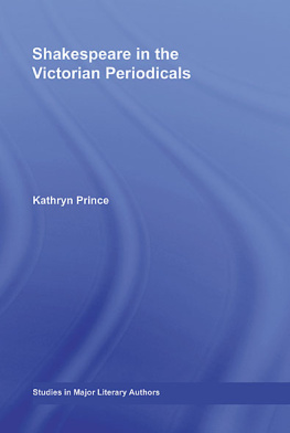 Kathryn Prince Shakespeare in the Victorian Periodicals