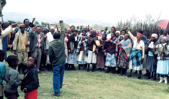 The Chiefs Great Place Nkantolo An ecstatic local community welcome O R on - photo 7