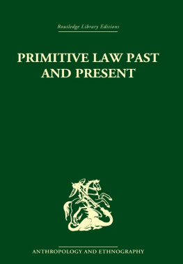 A.S. Diamond - Primitive Law, Past and Present