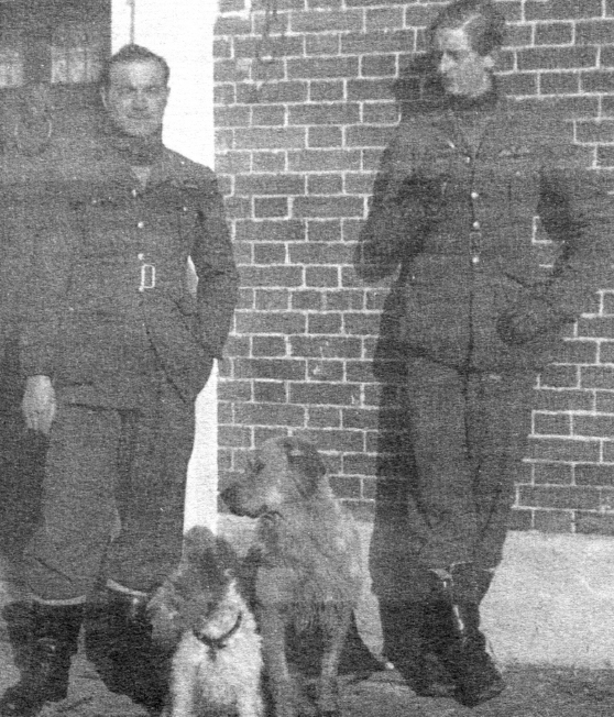 Tangmere 1941 with Buck Casson outside the squadron house at Oving plus Mac - photo 24