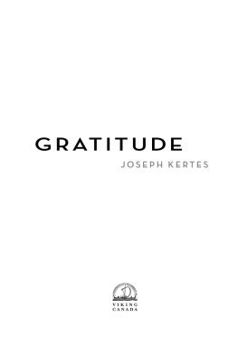 Joseph Kertes - Gratitude