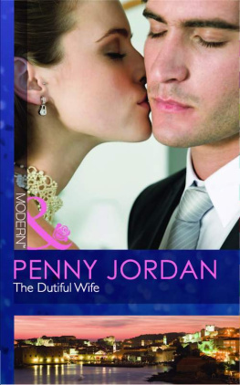 Penny Jordan - The Dutiful Wife (Romance HB)