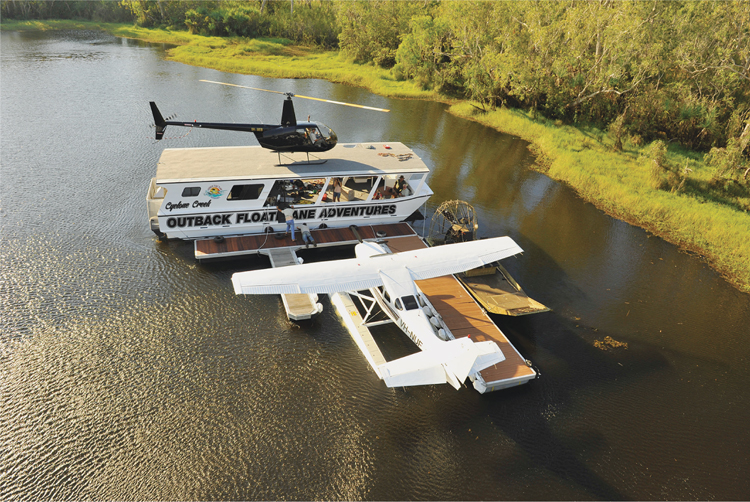 The set-up of Outback Floatplane Adventures in the very early days of - photo 17