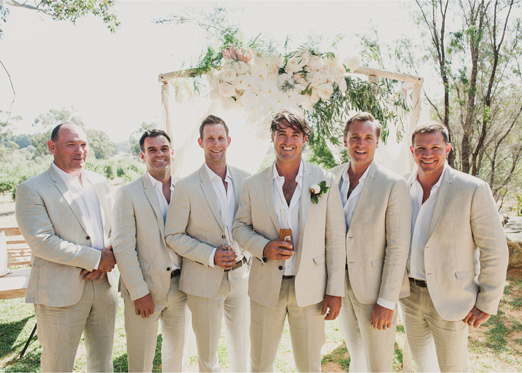 Suited and booted with my closest mates on my wedding day groomsmen from left - photo 29