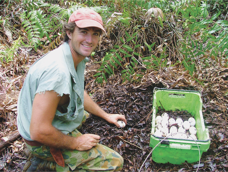 Age 25 egg-collecting on the Victoria River back when Jimmy and I were the two - photo 2