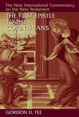 Gordon D. Fee - The First Epistle to the Corinthians: Revised Edition