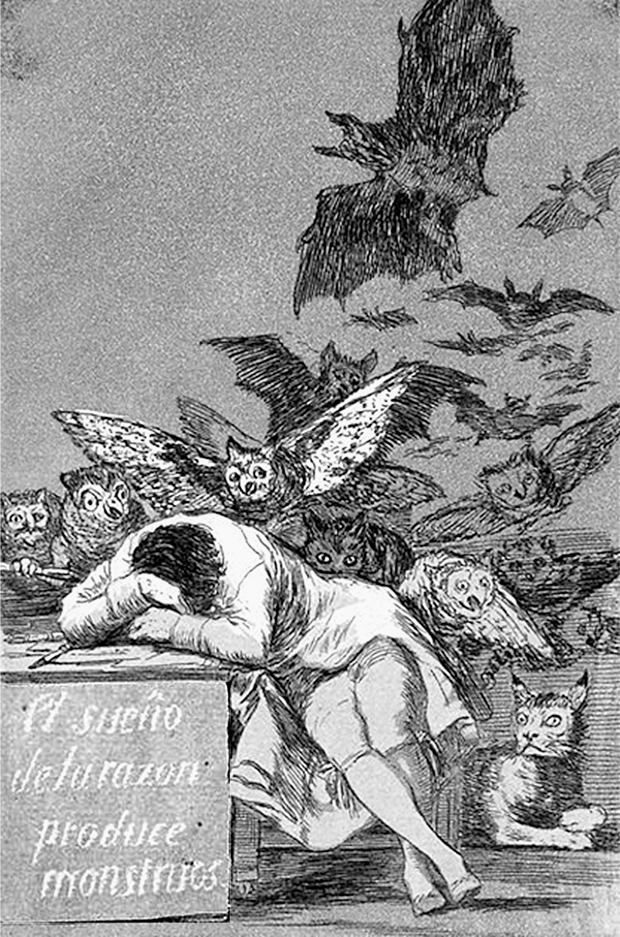 Francisco Goya The Sleep of Reason Engenders Monsters 1799 IRRATIONALITY - photo 1