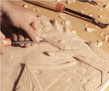 The techniques of relief carving can be applied to a variety of subjects from - photo 9