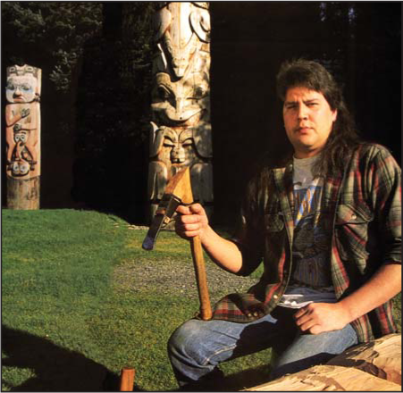 A member of the Tlingit tribe Tommy Joseph is a carving instructor at the - photo 12