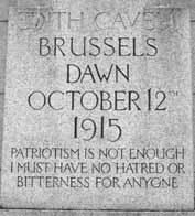 Detail from the memorial statue showing Edith Cavells last words Edith - photo 5