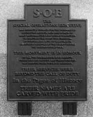 In memory of SOE detail from Violette Szabo memorial London Authors photo - photo 16