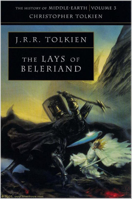 Christopher Tolkien - The Lays of Beleriand