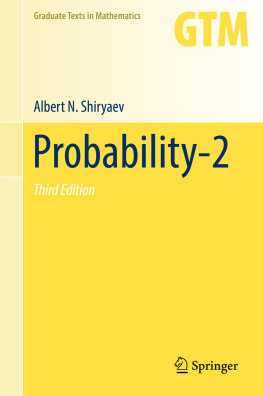 Albert N. Shiryaev - Probability-2