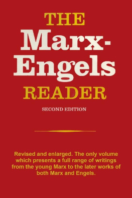 Karl Marx The Marx-Engels Reader