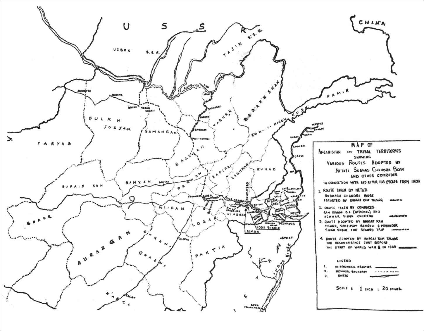 The various routes through hostile tribal areas Silver and some of his - photo 3