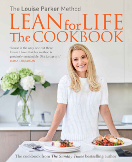 Louise Parker The Louise Parker Method Lean for Life The Cookbook