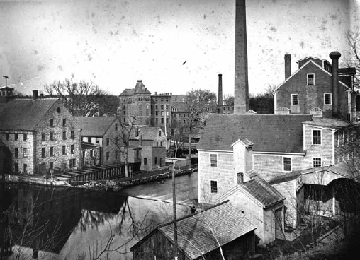 Looking east from Eliot Street in Milton Village the Pierce Mill can be seen - photo 2