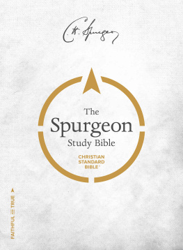 Various CSB Spurgeon Study Bible