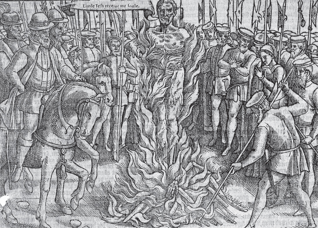 1 The 1555 burning of the early English Protestant nonconformist and bishop - photo 2