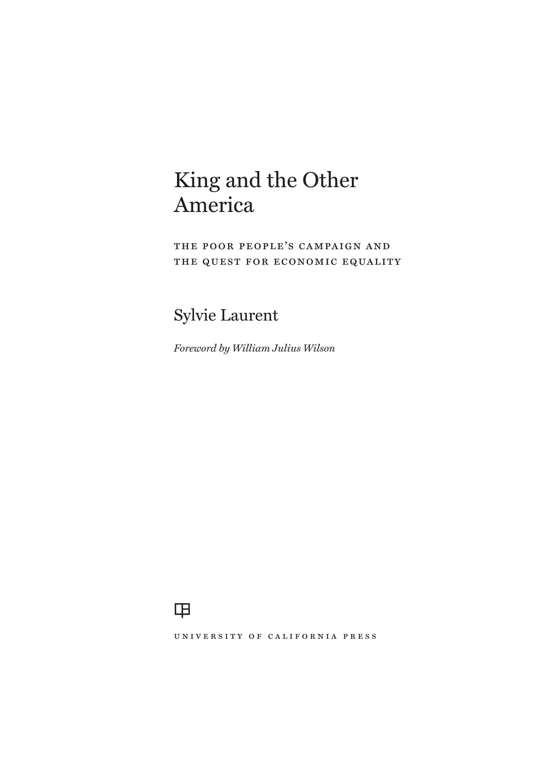 King and the Other America THE GEORGE GUND FOUNDATION IMPRINT IN AFRICAN - photo 1