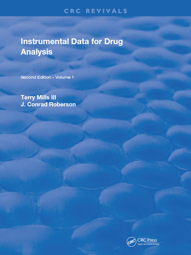 Instrumental Data for Drug Analysis Second Edition Volume 1 Terry Mills III and - photo 1