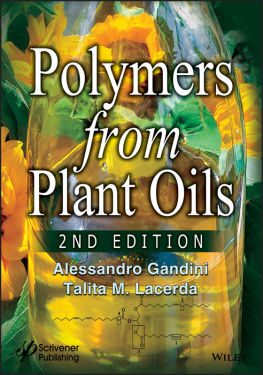 Gandini Alessandro - Polymers from plant oils