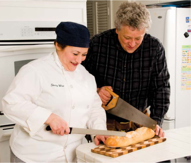 Author Jonathan Benson and his wife Sherry selecting their preferred tools of - photo 12