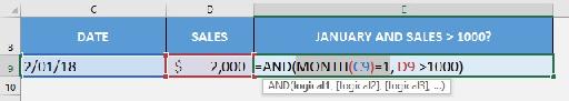 Press F9 to evaluate this part It evaluates to FALSE because the month in cell - photo 21