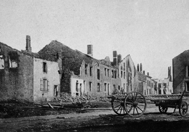 Main street of Bazeilles after the battle Panic at the gates of Sedan - photo 25