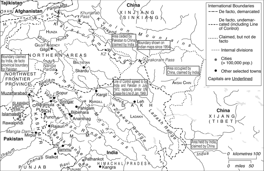 3 Contemporary Kashmir region A HISTORY OF MODERN SOUTH ASIA Introduction - photo 3