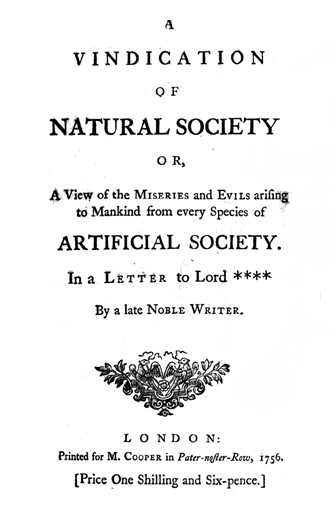 The first editions title page The opening of Vindication of Natural - photo 11