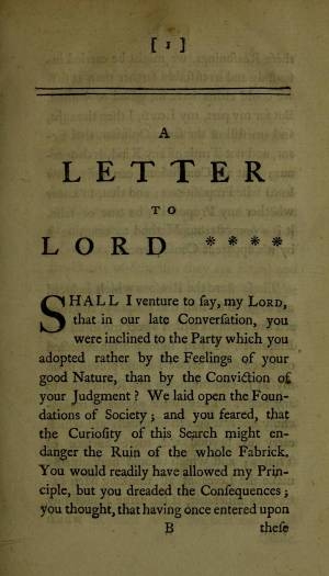 The opening of Vindication of Natural Society in the first edition CONTENTS - photo 12