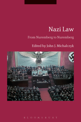 John J. Michalczyk (ed.) - Nazi Law: From Nuremberg to Nuremberg