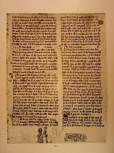 A page from one of the preserved manuscripts of the saga AM 81 a fol - photo 16
