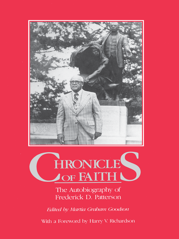 CHRONICLES OF FAITH Copyright 1991 by The University of Alabama Press - photo 1