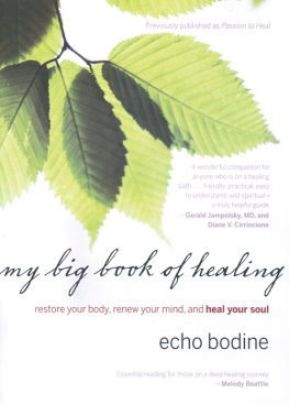 Echo Bodine My Big Book of Healing Restore Your Body, Renew Your Mind, and Heal Your Soul