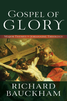 Richard Bauckham Gospel of Glory