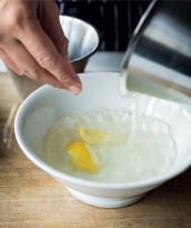 Prepare some acidulated water by filling a bowl with water and adding some - photo 6