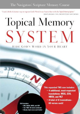 The Navigators Topical Memory System