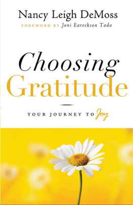 Nancy Leigh DeMoss - Choosing Gratitude: Your Journey to Joy