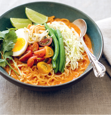 VEGETARIAN CURRY LAKSA The Malaysian counterpart to Japanese ramen light - photo 2