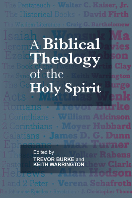 Trevor J Burke - Biblical Theology of the Holy Spiri