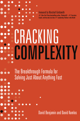 David Komlos - Cracking Complexity: The Breakthrough Formula for Solving Just About Anything Fast