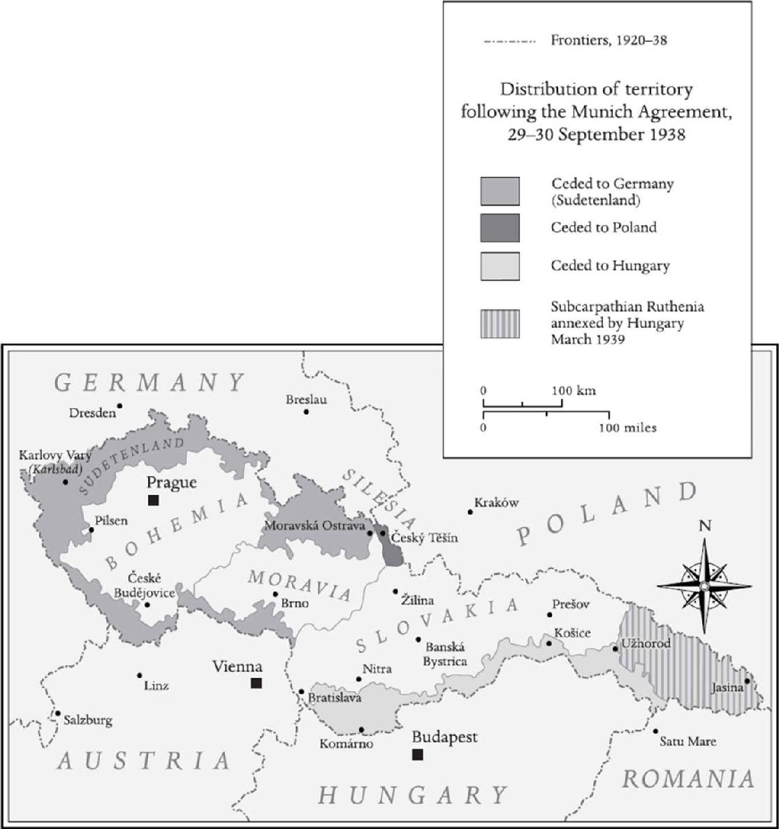 Dismemberment of Czechoslovakia Border Changes October 1938March 1939Preface - photo 4