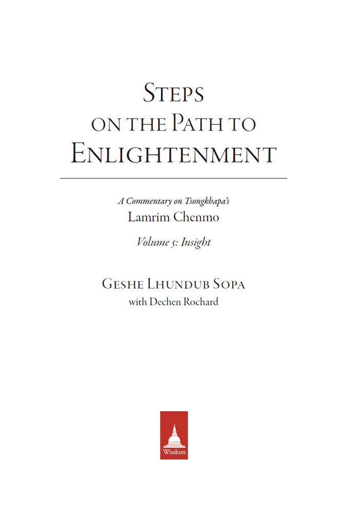 Foreword T HE Great Treatise on the Stages of the Path to Enlightenment - photo 3