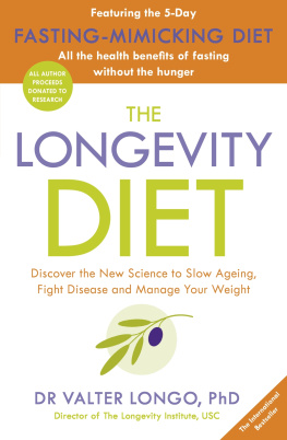 Dr Valter Longo The Longevity Diet