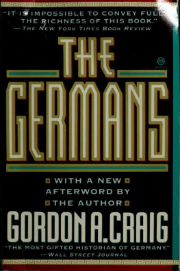 Gordon A. Craig - The Germans