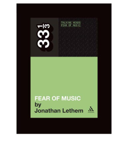 Jonathan Lethem - Fear of Music