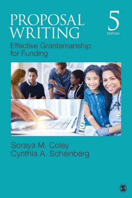 Soraya M. Coley - Proposal Writing (SAGE Sourcebooks for the Human Services)