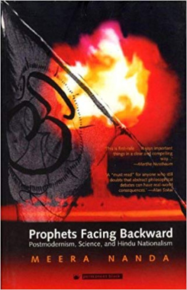 Meera Nanda - Prophets Facing Backward: Postmodernism, Science, and Hindu Nationalism